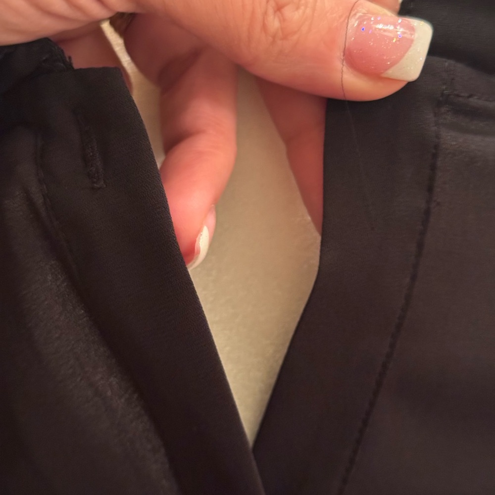 Torrid Black Blouse with Embellished Collar - Picture 3 of 5